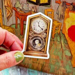 3 for $3 ~ Antique Grandfather Clock Sticker